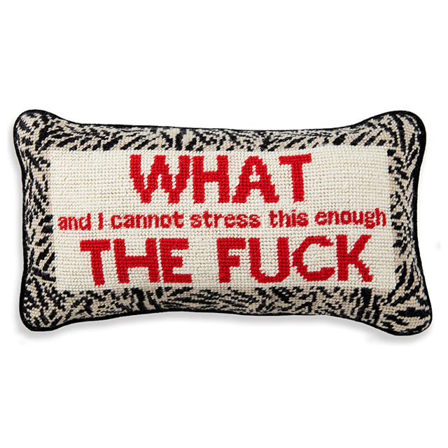 what the fuck pillow
